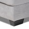 Baxton Studio Langley Light Grey Upholstered Sectional Sofa with Right Facing Chaise 158-9739 - alternate 6